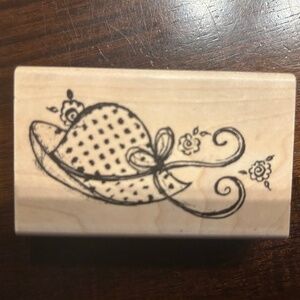 Wooden mounted stamp